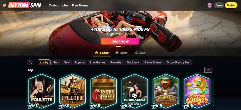 Daytona Spin Casino UK Daytona Spin Casino UK